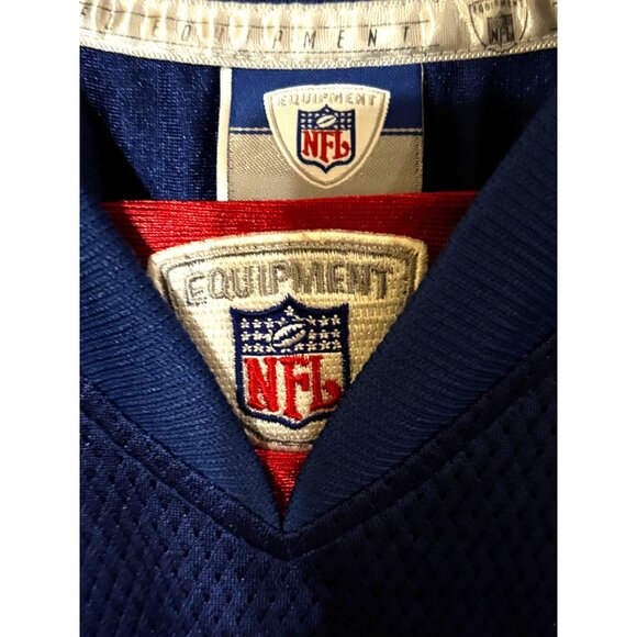 Reebok NFL New York Giants Shockey Jersey #80 Mens‎ 2XL Blue Nylon - Picture 5 of 7
